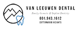 The Van Leeuwen Dental logo for the scrolling header of the website