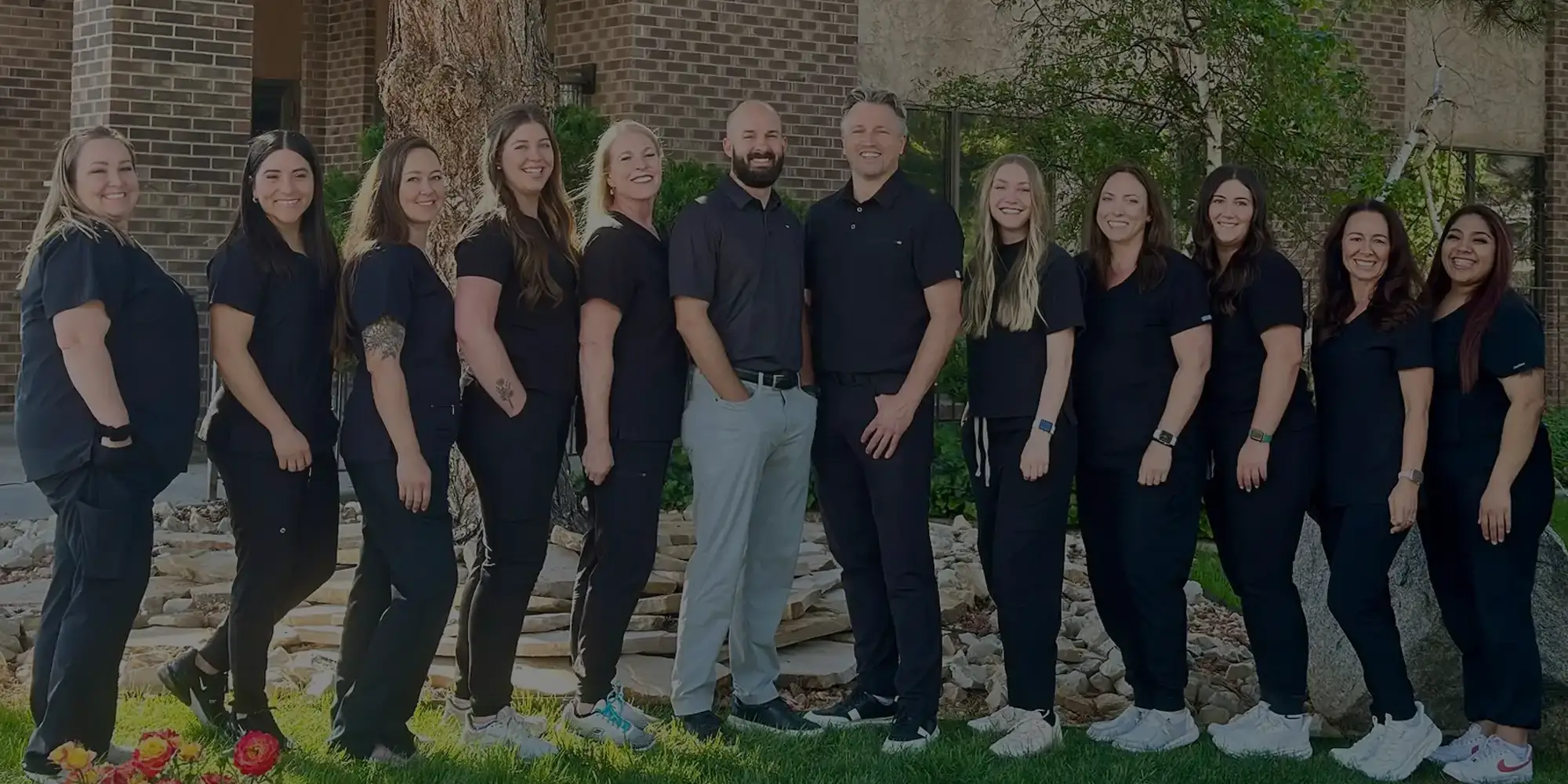 Dentist Cottonwood Heights UT Adam Van Leeuwen With Team Dentist Cottonwood Heights UT Adam Van Leeuwen With Team